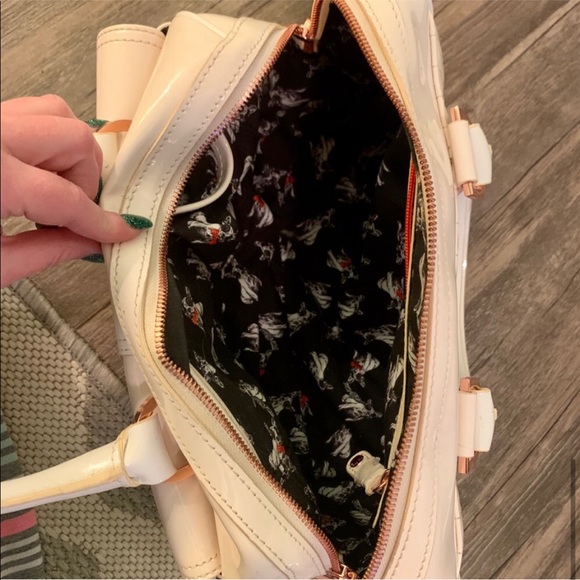 Ted Baker Light Pink & Rose Gold Handbag Bag Purse - Picture 7 of 11